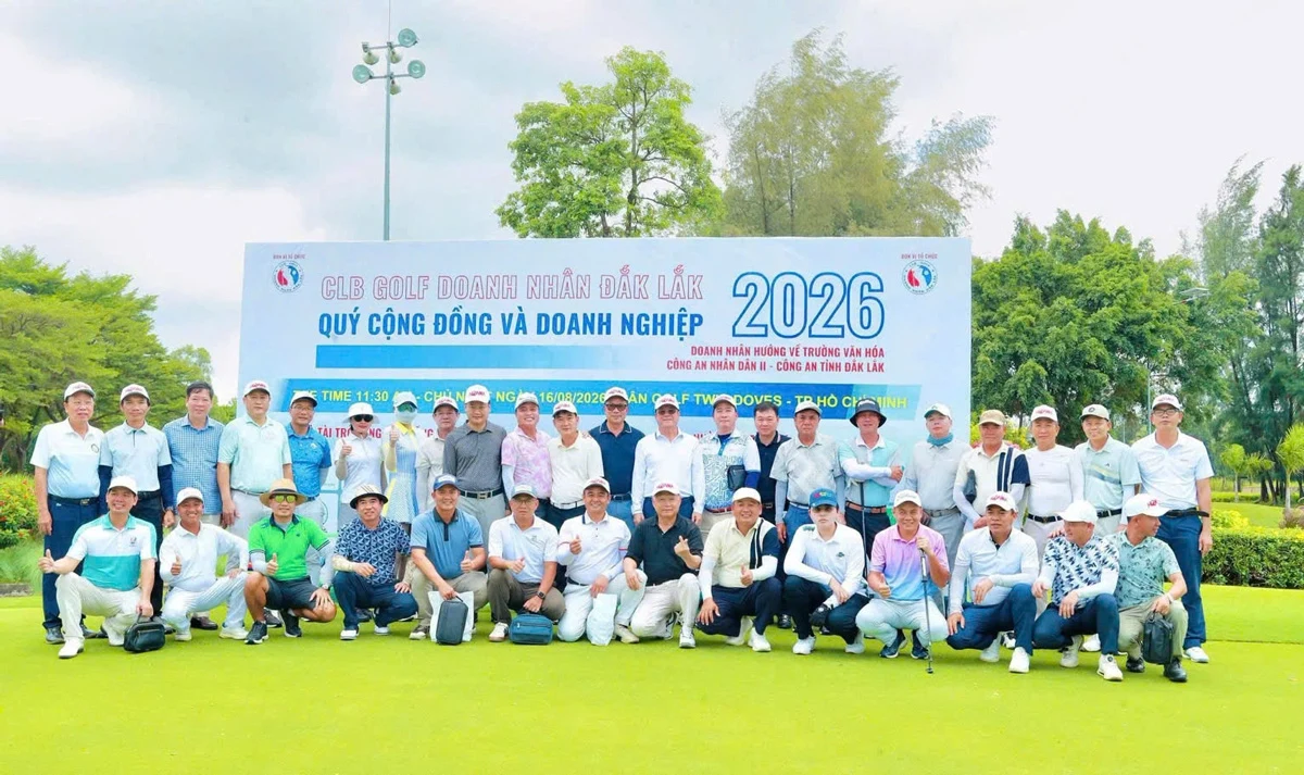Quang Minh Nam Sơn - Hải Trang Group đồng hành cùng giải golf gây quỹ hỗ trợ học sinh Trường Văn Hóa CAND II - 16/8/2026