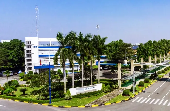 Một trong những khu công nghiệp kiểu mẫu ở Bình Dương.