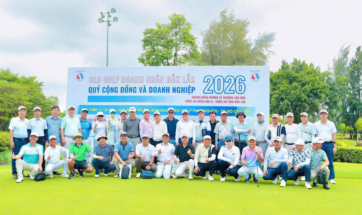 GROUP QUANG MINH – NAM SƠN ĐỒNG HÀNH CÙNG GIẢI GOLF  GÂY QUỸ HỖ TRỢ HỌC SINH TRƯỜNG VĂN HÓA CAND II - 16/8/2026