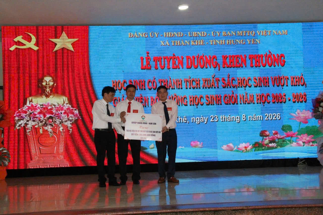 Thần Khê: Tuyên dương, khen thưởng hơn 700 cán bộ, giáo viên và học sinh